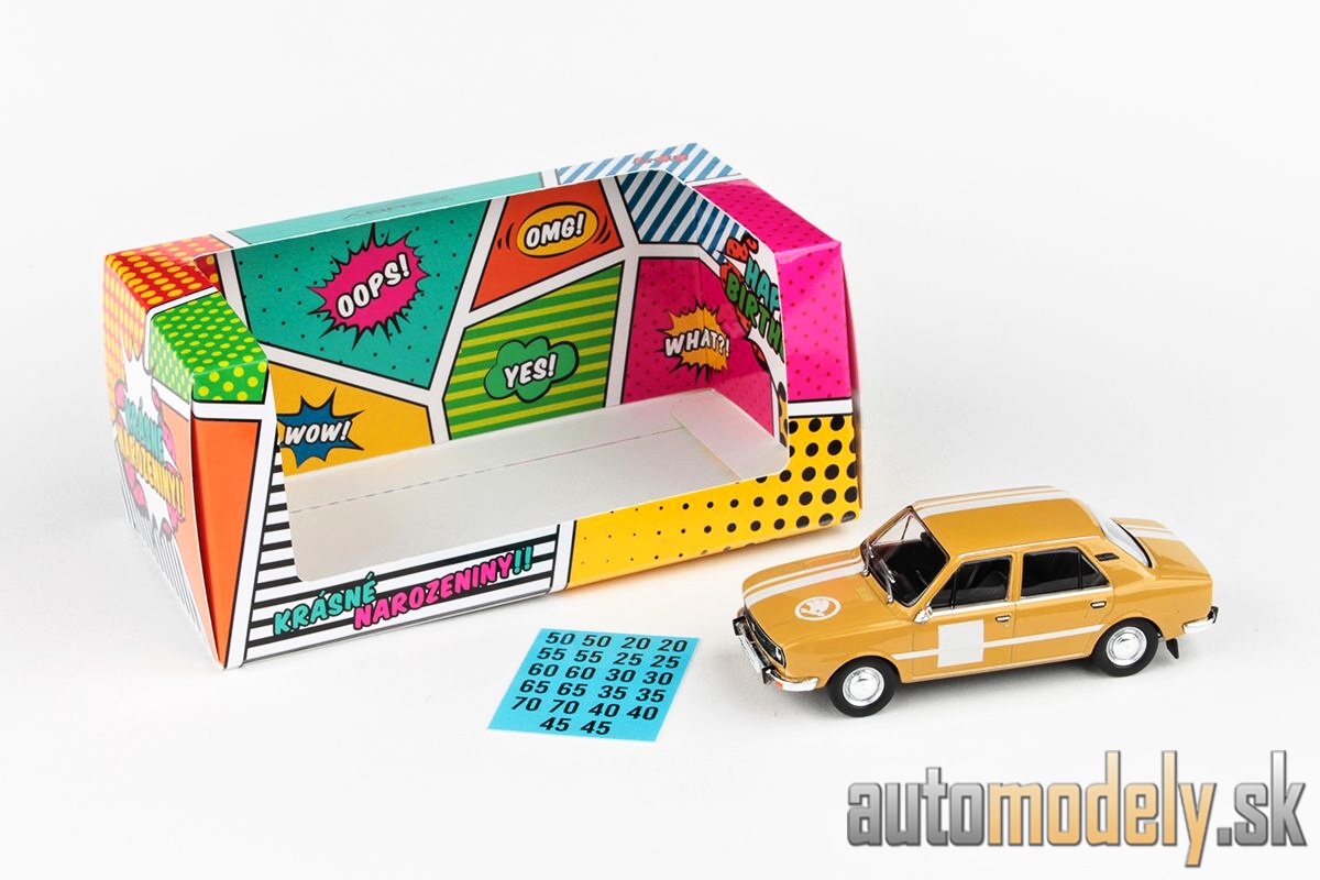 Abrex - Škoda 105L (1977) zlatohnedá Narodeninová úžovka - 1:43