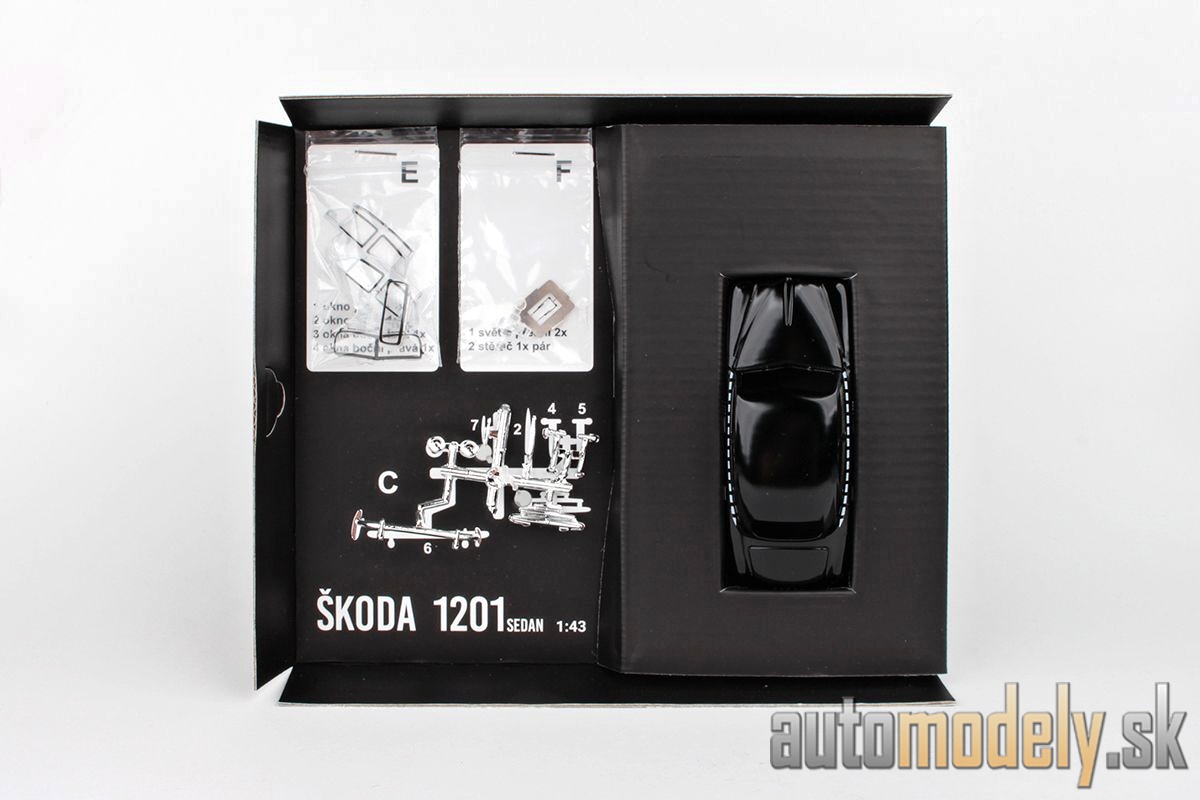 Abrex - Škoda 1201 (1956) Taxi stavebnica - 1:43