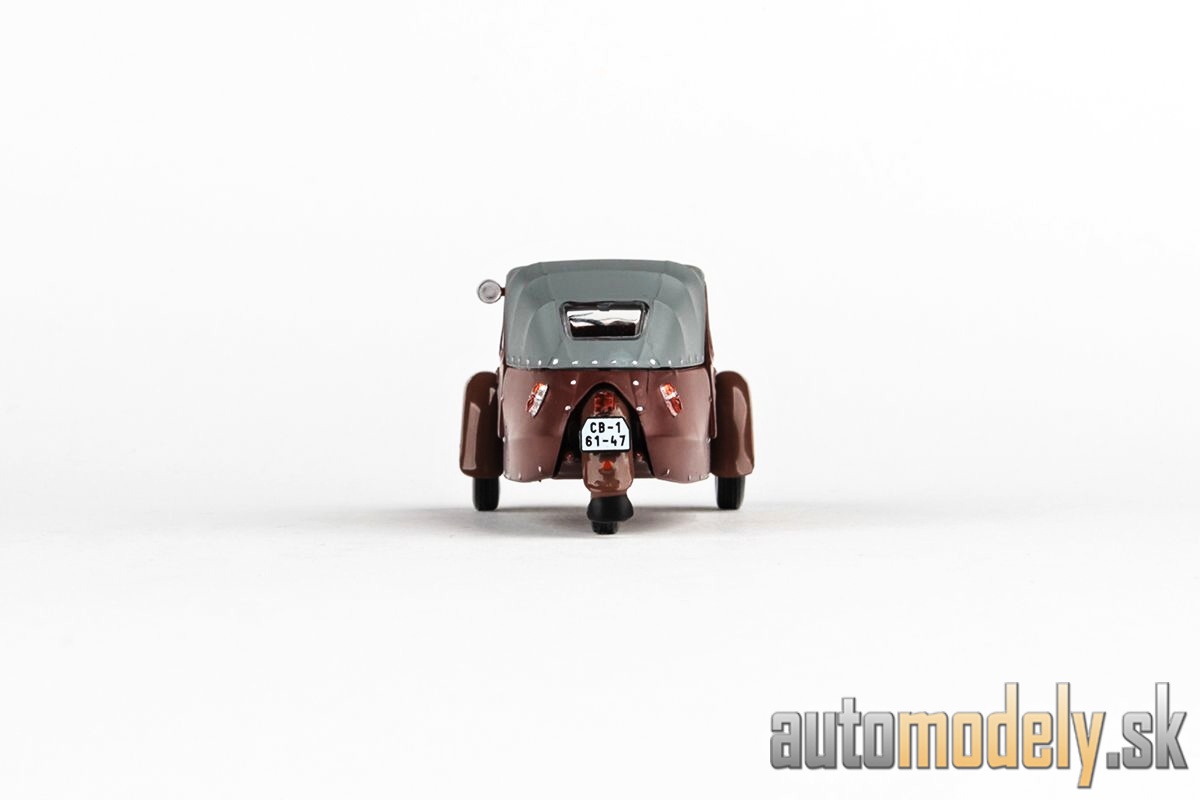 Abrex - Velorex 16/350 (1966) Hnedá/Šedá/Hnedá - 1:43