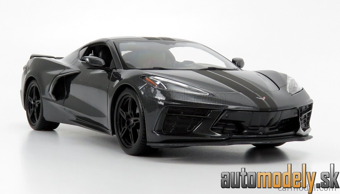 Maisto - CHEVROLET - CORVETTE STINGRAY 2020 - GREY MET - 1:18