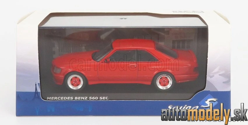 SOLIDO - MERCEDES BENZ - S-CLASS 560SEC AMG (C126) WIDE BODY 1990 - 1:43