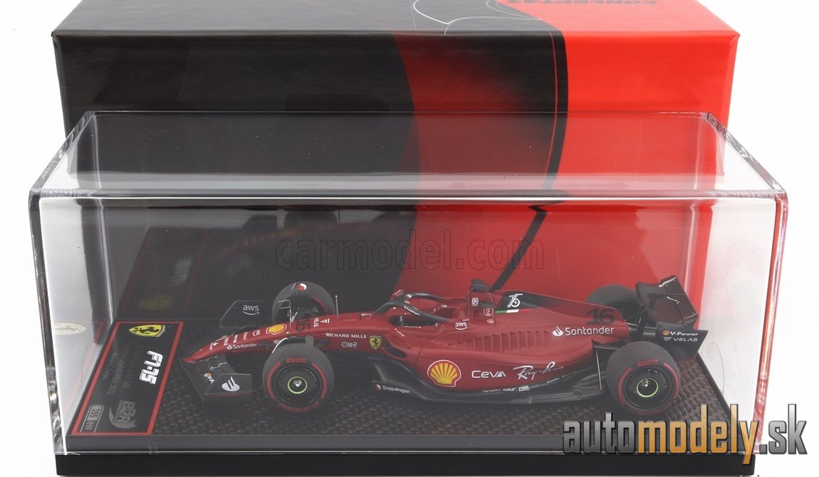 BBR-MODELS - FERRARI - F1-75 TEAM SCUDERIA FERRARI N 16 WINNER BAHRAIN GP 2022 CHARLES LECLERC - 1:43