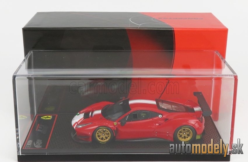 BBR-MODELS - FERRARI - 488 GT MODIFICATA 2020 (ROSSO CORSA 322 - RED) - 1:43