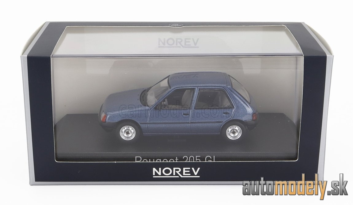 NOREV - PEUGEOT - 205 GL 1988 (MING BLUE) - 1:43