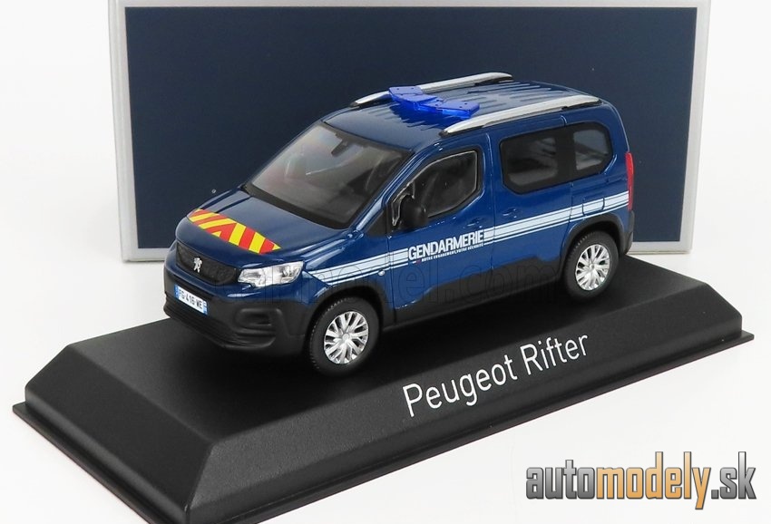 NOREV - PEUGEOT - RIFTER GENDARMERIE POLICE OTREMER 2019 (BLUE)- 1:43