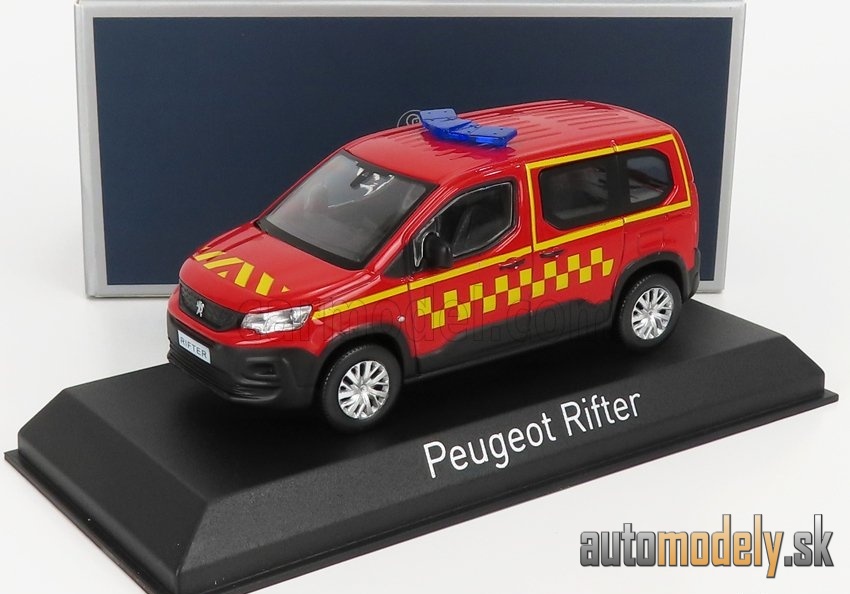 NOREV - PEUGEOT - RIFTERSAPEURS POMPIERS 2019 (RED YELLOW) - 1:43