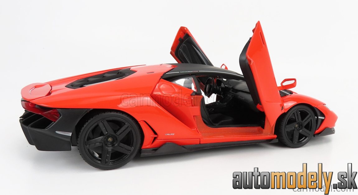 Maisto - LAMBORGHINI - CENTENARIO LP770-4 2016 - ORANGE BLACK - 1:18