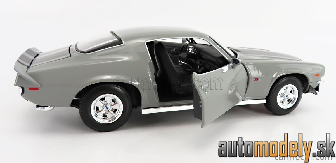 Maisto - CHEVROLET - CAMARO Z/28 COUPE 1971 - GREY MET - 1:18