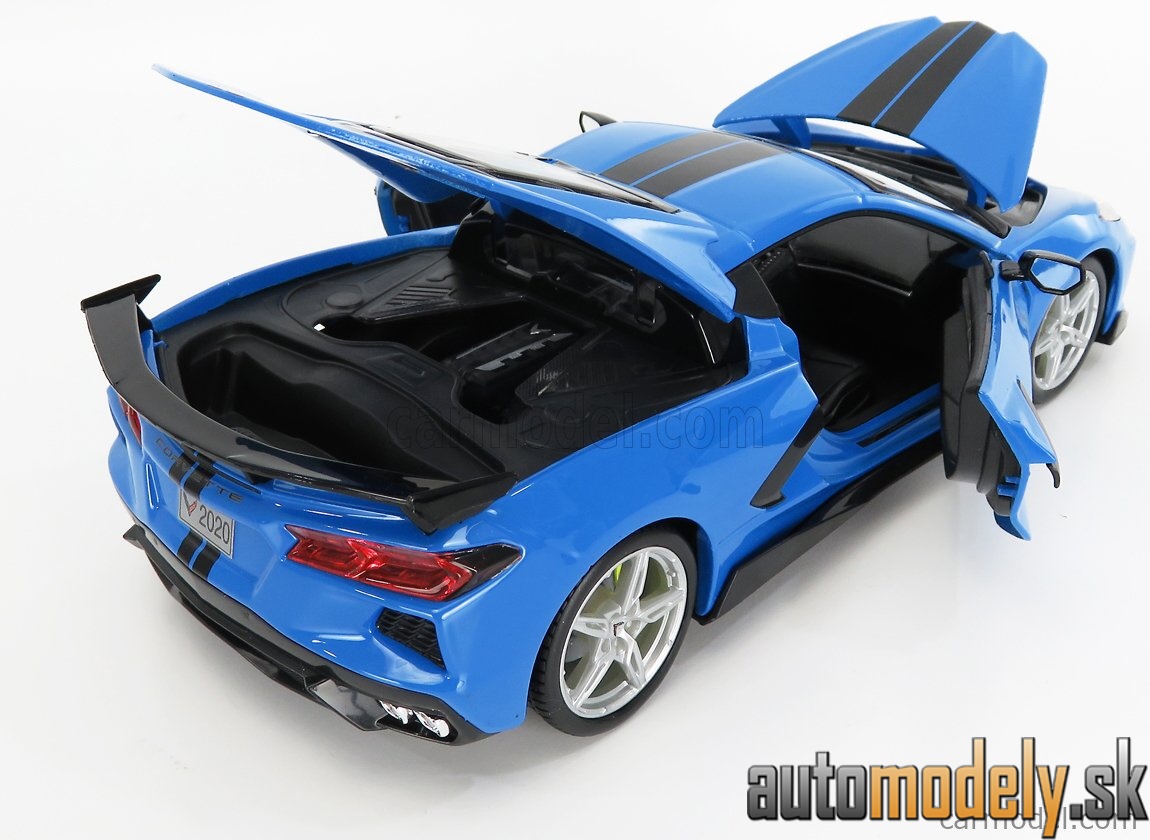 Maisto - CHEVROLET - CORVETTE STINGRAY 2020 - BLUE - 1:18