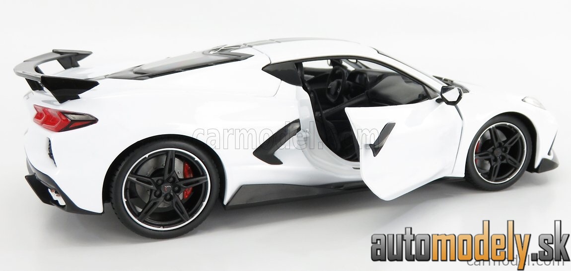 Maisto - CHEVROLET - CORVETTE STINGRAY 2020 - WHITE - 1:18