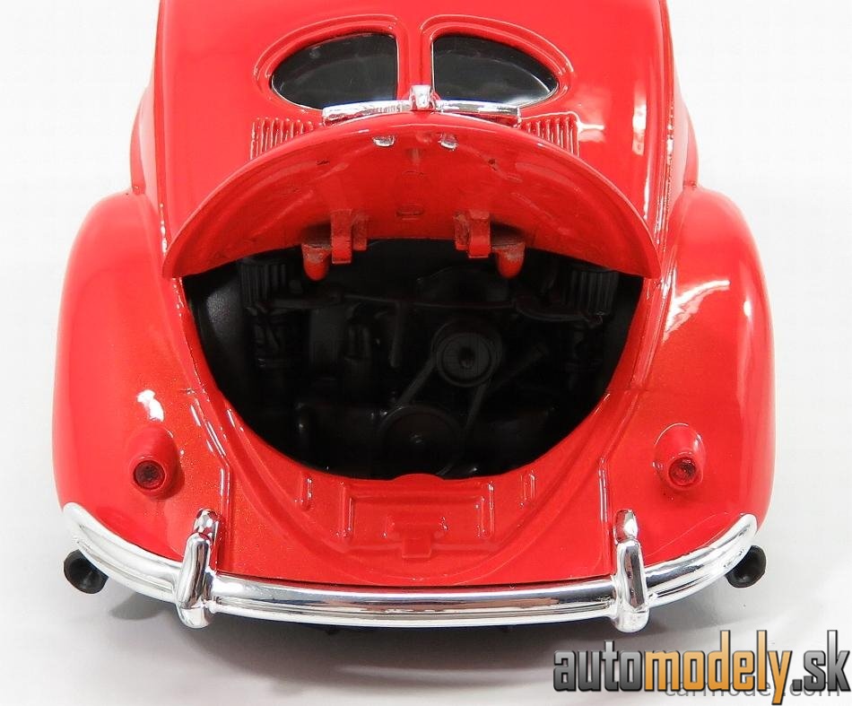 Maisto - VOLKSWAGEN - BEETLE KEVER CUSTOM 1951 - RED CREAM - 1:18
