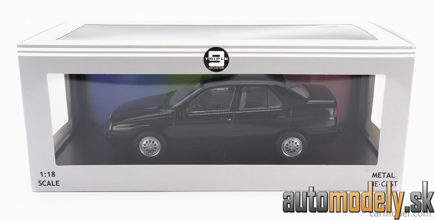 Triple9 - ALFA ROMEO 155 1996 BLACK INTERIOR BLACK NERO - 1:18