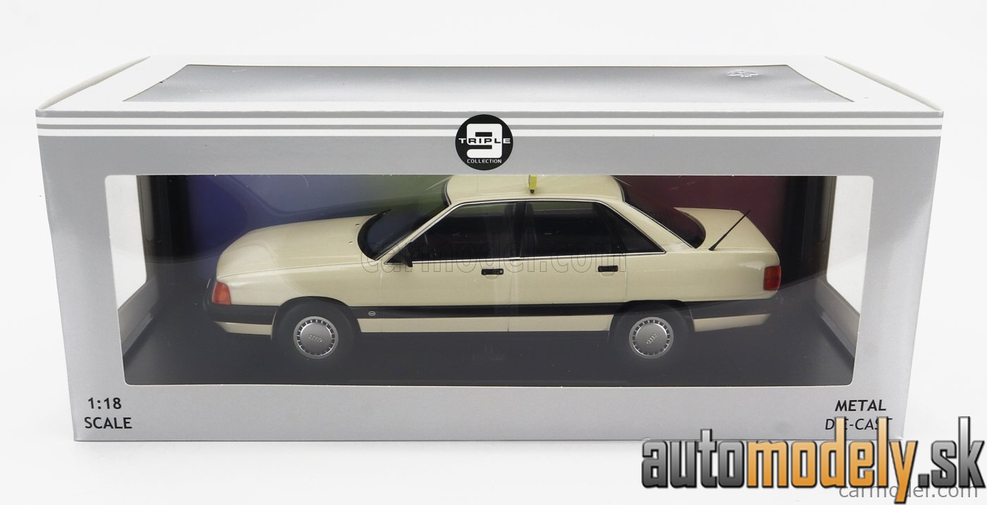 Triple9 - AUDI 100 (C3) TAXI 1989 BEIGE - 1:18
