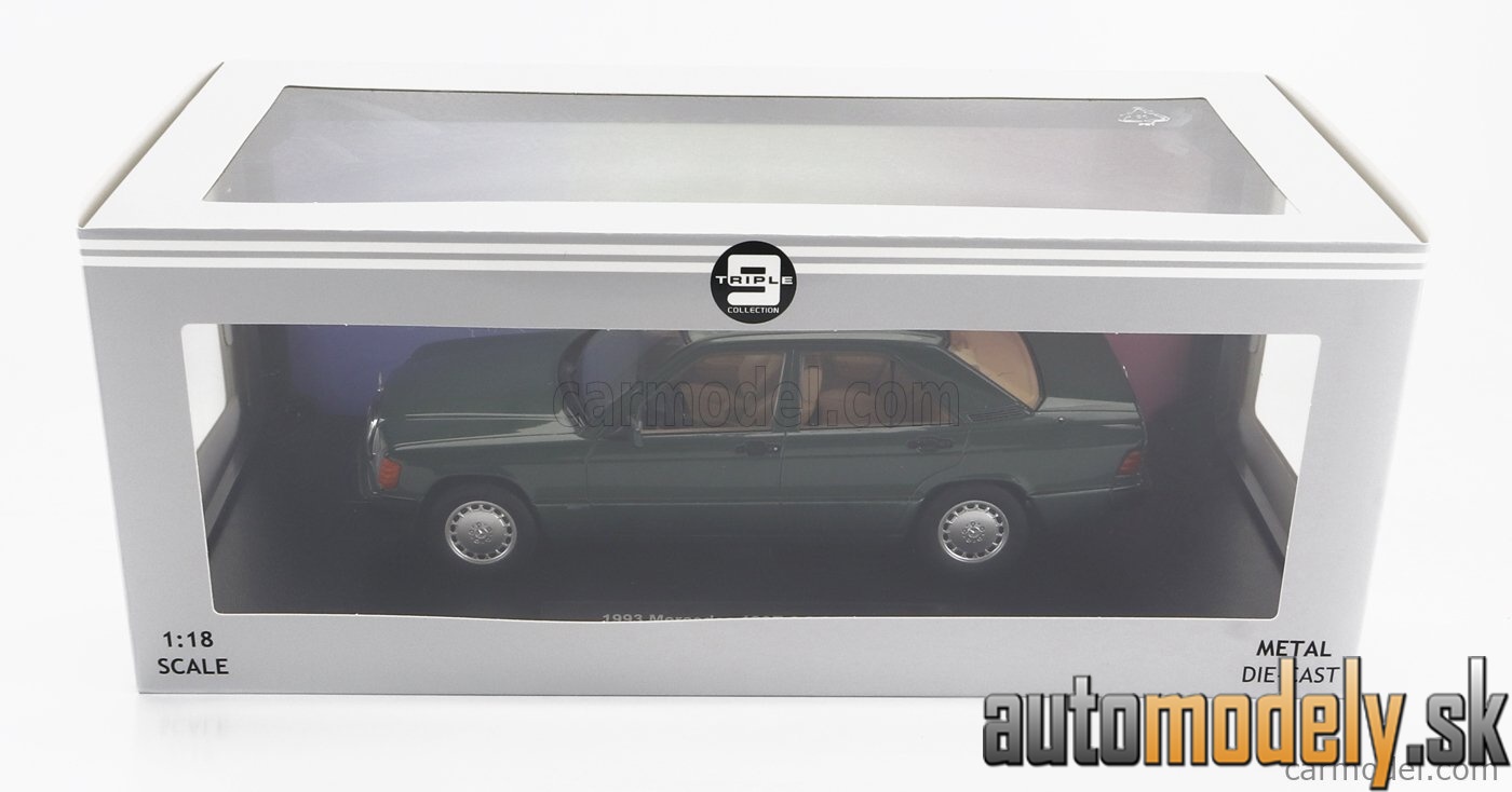 Triple9 - MERCEDES BENZ 190E 2.3 SPORTLINE (W201) 1993 GREEN - 1:18