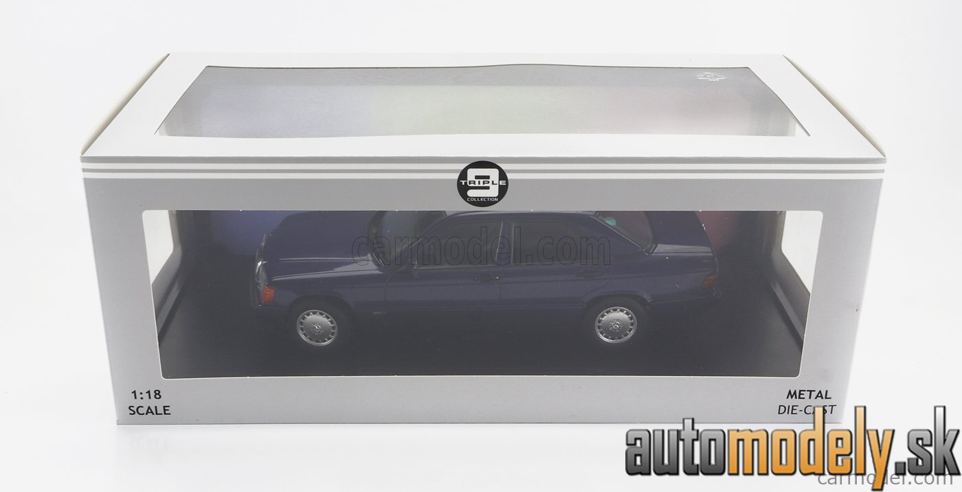 Triple9 - MERCEDES BENZ 190E 2.3 AVANTGARDE (W201) 1993 BLUE - 1:18