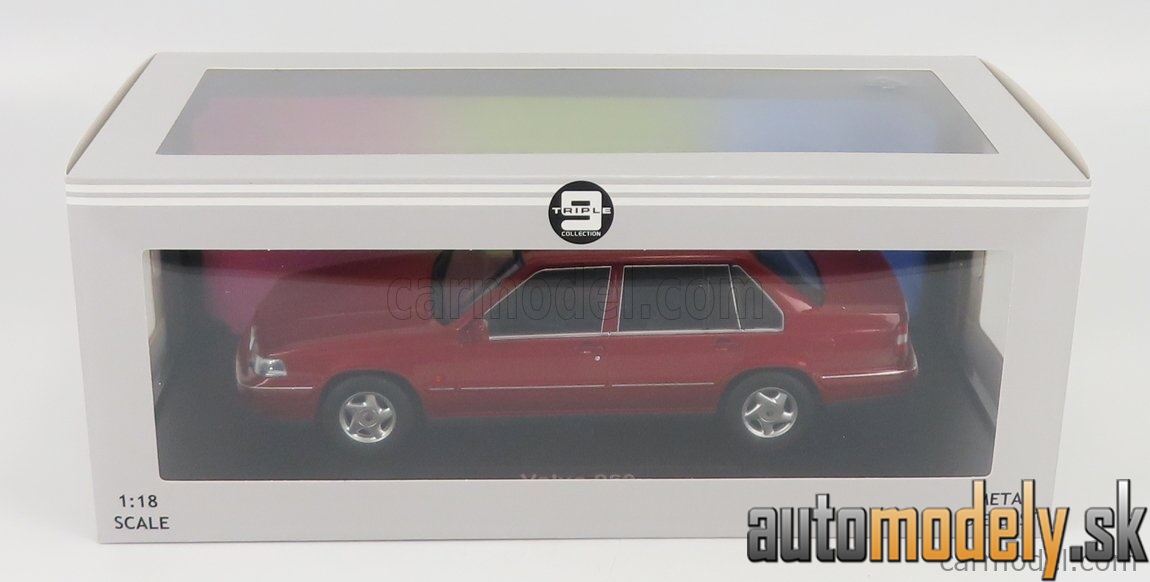 Triple9 - VOLVO 960 1996 REGENT RED PEARL - 1:18