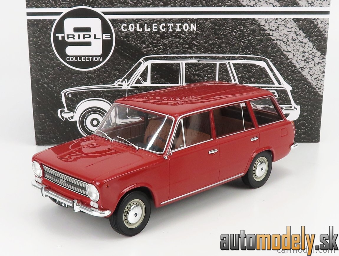 Triple9 - FIAT 124 FAMILIARE 1972 MONZA RED - 1:18