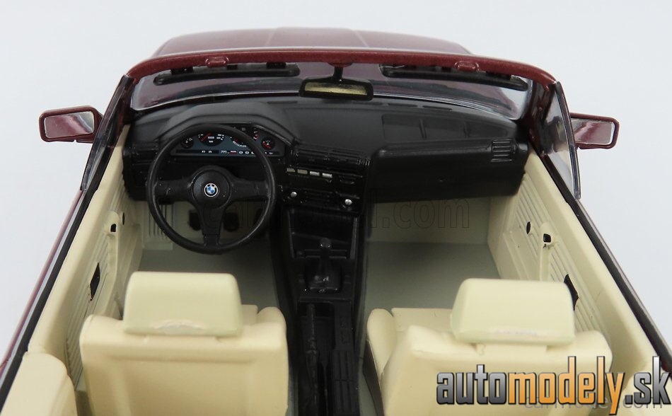 MCG - BMW 3-SERIES 325i (E30) CABRIOLET 1989 RED - 1:18