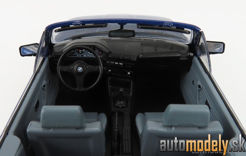 MCG - BMW 3-SERIES 325i (E30) CABRIOLET 1989 BLUE - 1:18