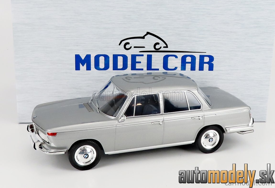 MCG - BMW 2000 (TYPE 121) 1966 SILVER - 1:18