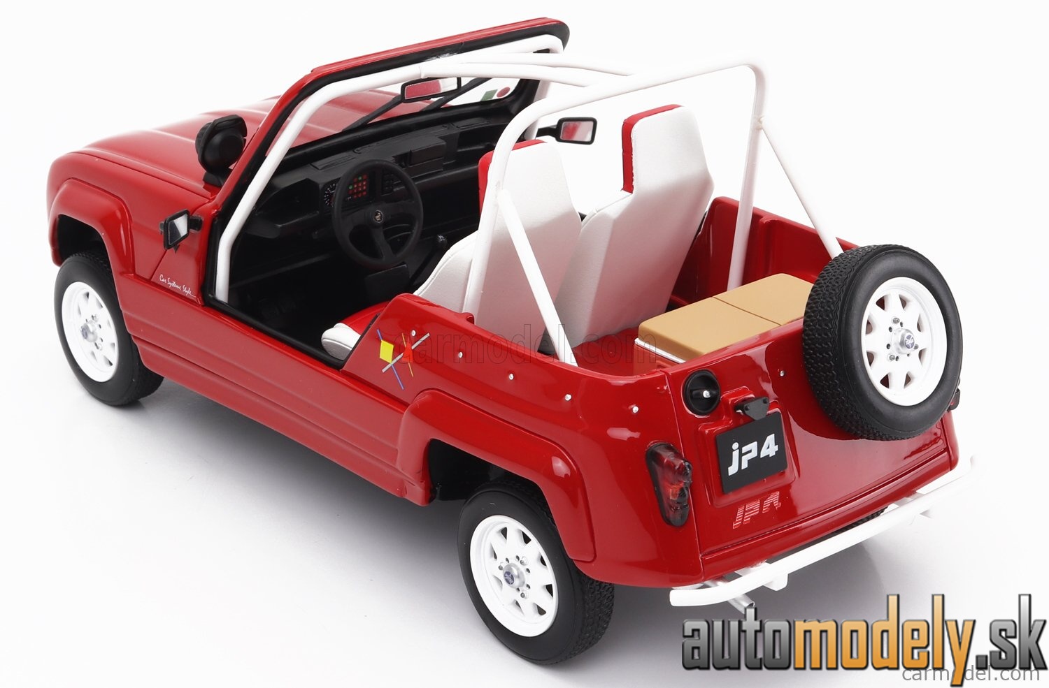 OttOmobile - RENAULT R4 JP4 1987 RED - 1:18