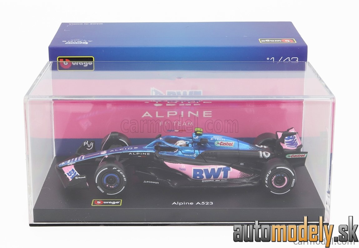 Bburago - RENAULT F1 A523 TEAM BWT ALPINE F1 N 10 SEASON 2023 PIERRE GASLY - 1:43