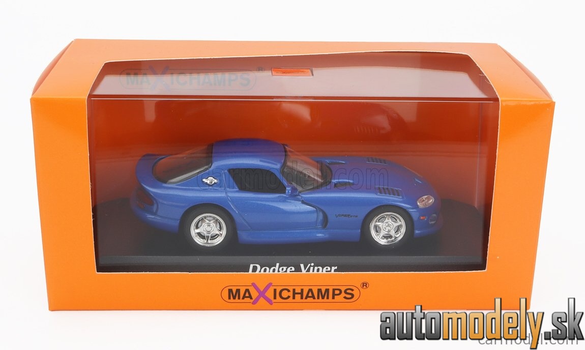 Minichamps - DODGE VIPER COUPE 1993 BLUE MET - 1:43
