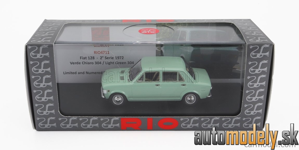 RIO - FIAT 128 II SERIES 1972 LIGHT GREEN - 1:43