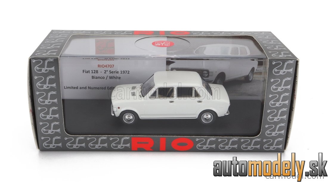 RIO - FIAT 128 II SERIES 1972 WHITE - 1:43