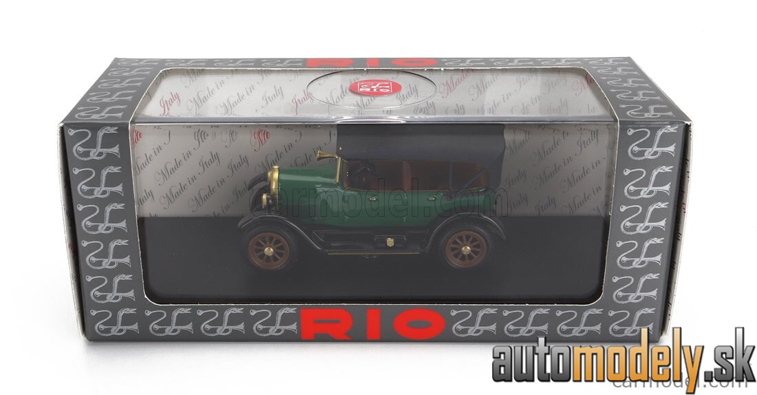 RIO - FIAT 501 CABRIOLET CLOSED 1919 GREEN - 1:43