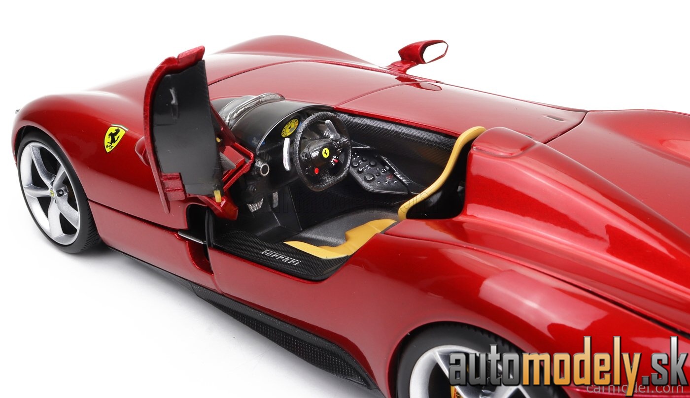 Bburago - FERRARI MONZA SP1 2018 RED MET - 1:18