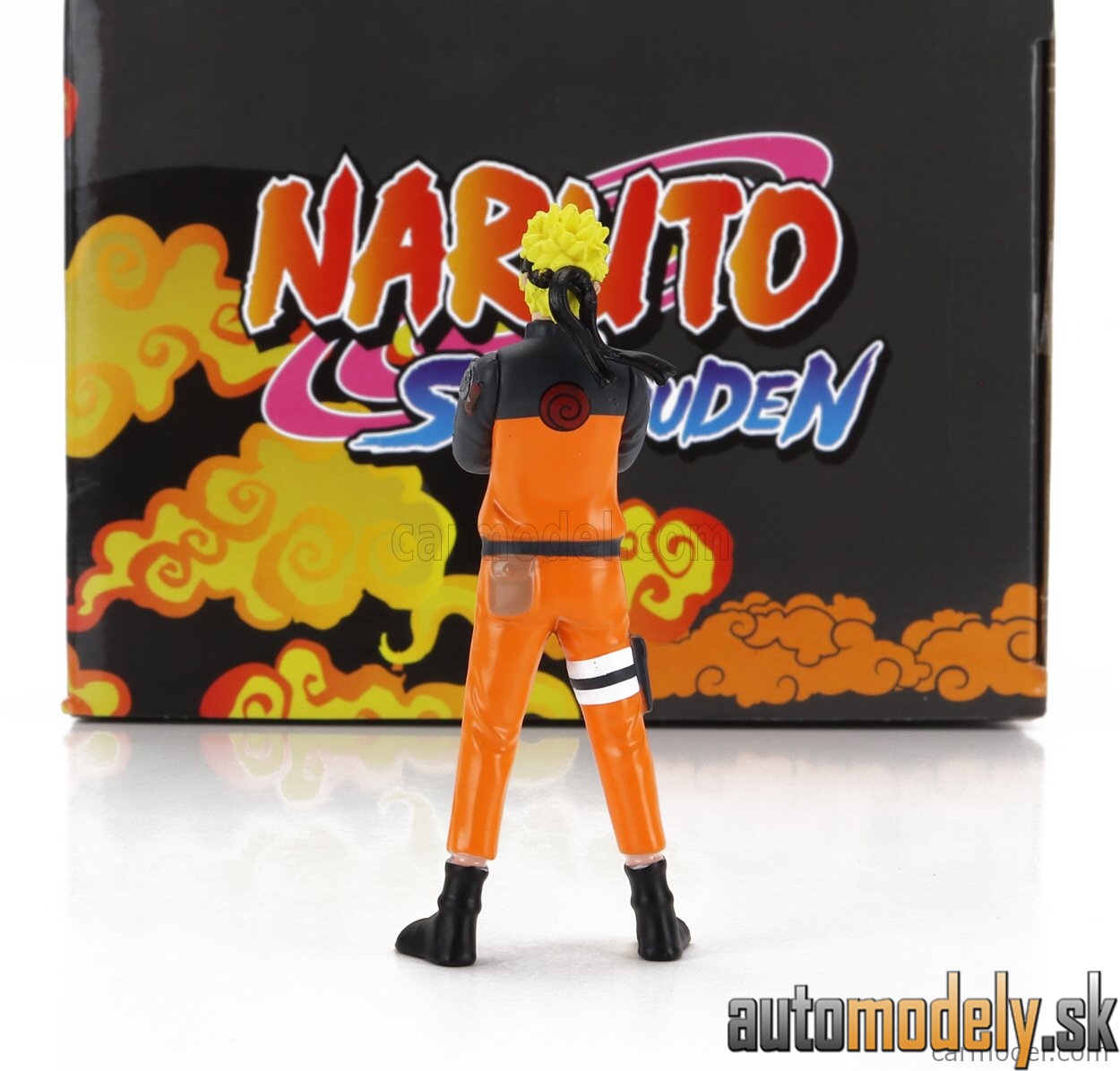 Jada - NISSAN GT-R WITH NARUTO FIGURE 2009 GREY ORANGE - 1:24