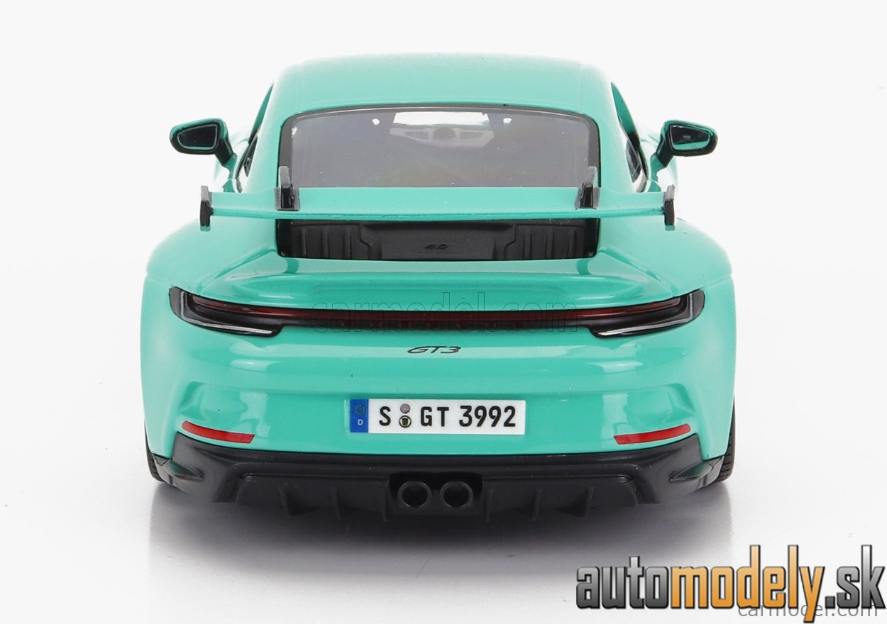 Bburago - PORSCHE 911 992 GT3 COUPE 2021 MINT GREEN - 1:24