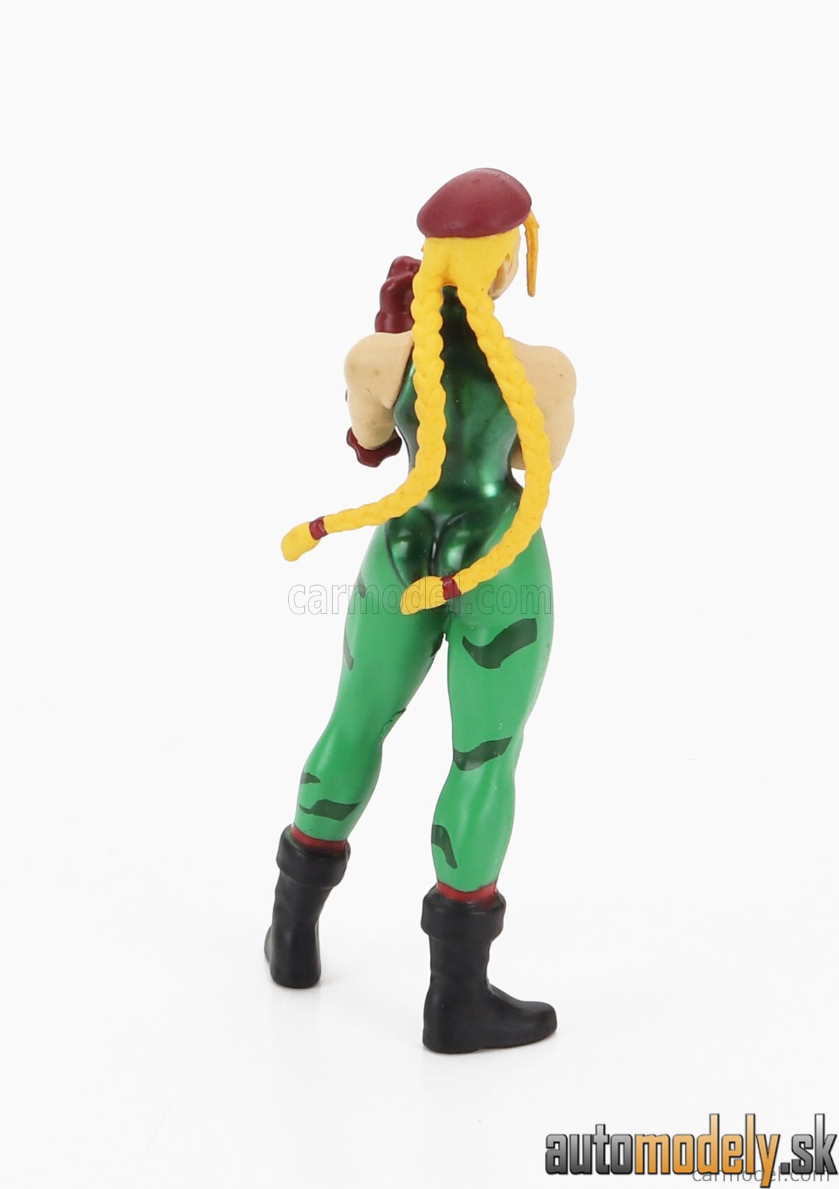 Jada - CHEVROLET CORVETTE ZL1 STINGRAY 1969 WITH CAMMY STREET FIGHTER FIGURE GREEN YELLOW - 1:24