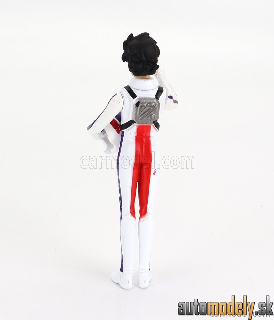 Jada - TOYOTA SUPRA WITH RICK HUNTER FIGURE ROBOTECH 2020 WHITE RED - 1:24