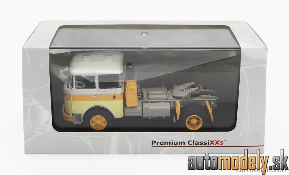 Premium ClassiXXs - LIAZ 706 MTTN TRACTOR TRUCK 2-ASSI 1978 YELLOW ORANGE WHITE - 1:43