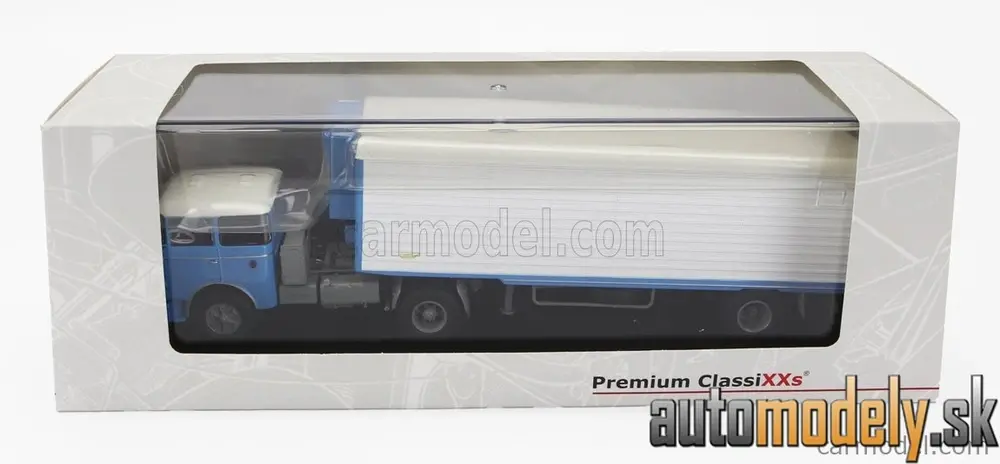 Premium ClassiXXs - LIAZ 706 MTTN TRUCK TRANSPORTS 1978 LIGHT BLUE WHITE - 1:43