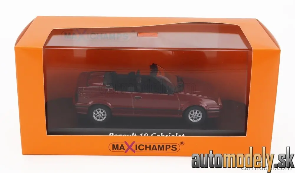 Minichamps - RENAULT R19 CABRIOLET 1992 RED - 1:43
