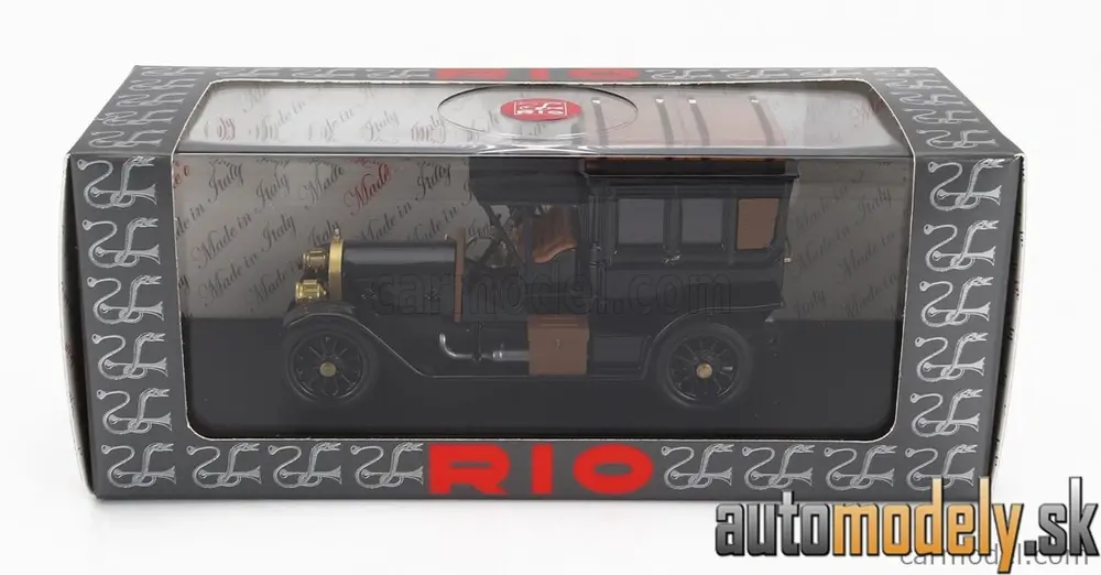 RIO - MERCEDES BENZ 70 CV LIMOUSINE 1908 BLACK - 1:43