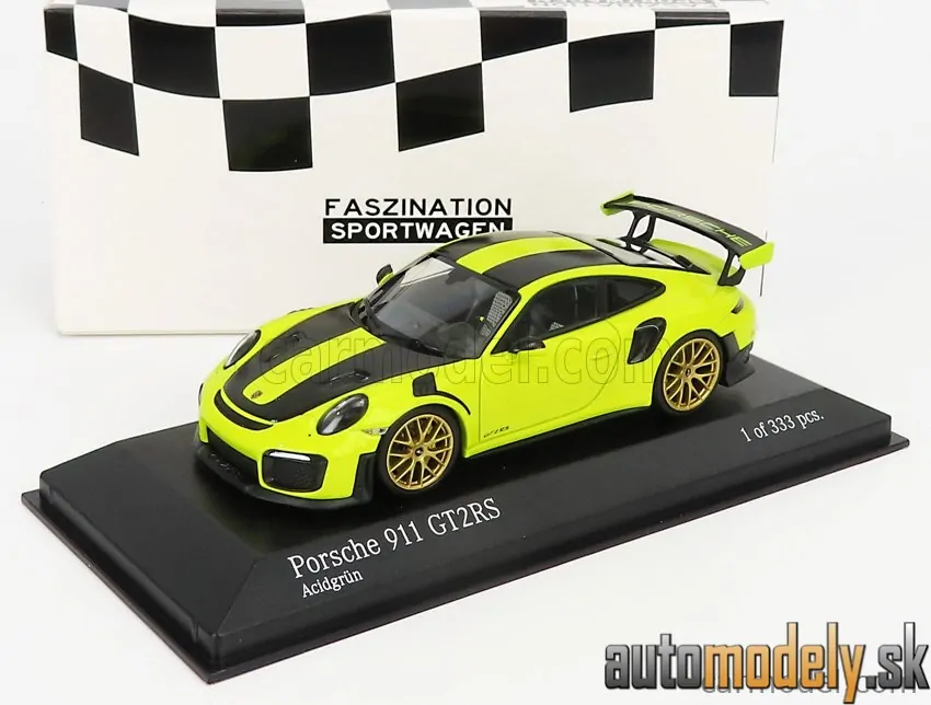 Minichamps - PORSCHE 911 991-2 GT2 RS WEISSACH PACKAGE COUPE 2018 - 1:43