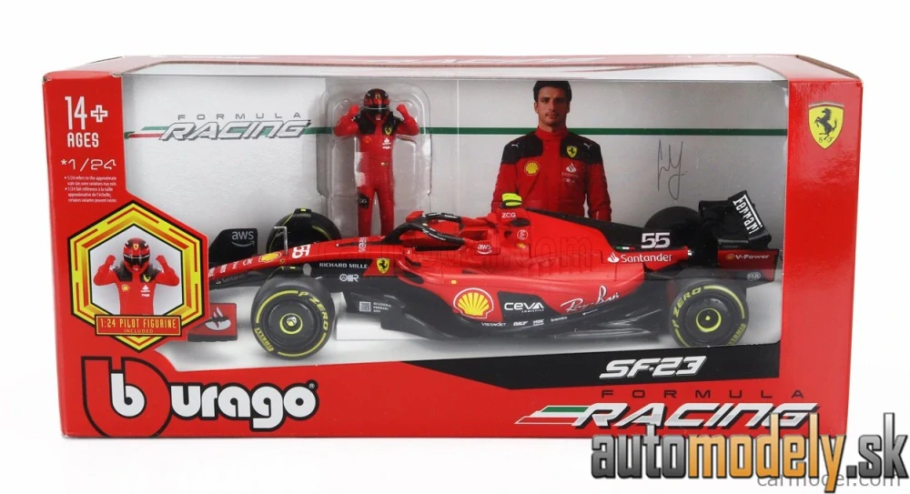 FERRARI F1 F23 TEAM SCUDERIA FERRARI 55 CARLOS SAINZ 2023 (MODEL-KIT