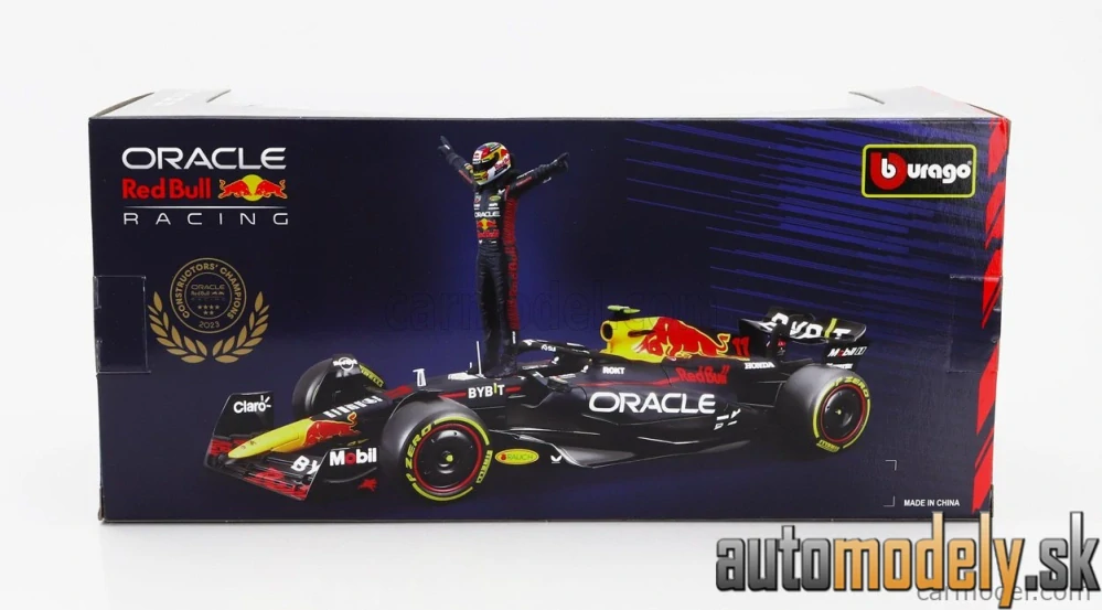 Bburago - RED BULL - F1 RB19 TEAM ORACLE RED BULL RACING N 11 SEASON 2023 SERGIO PEREZ - 1:24