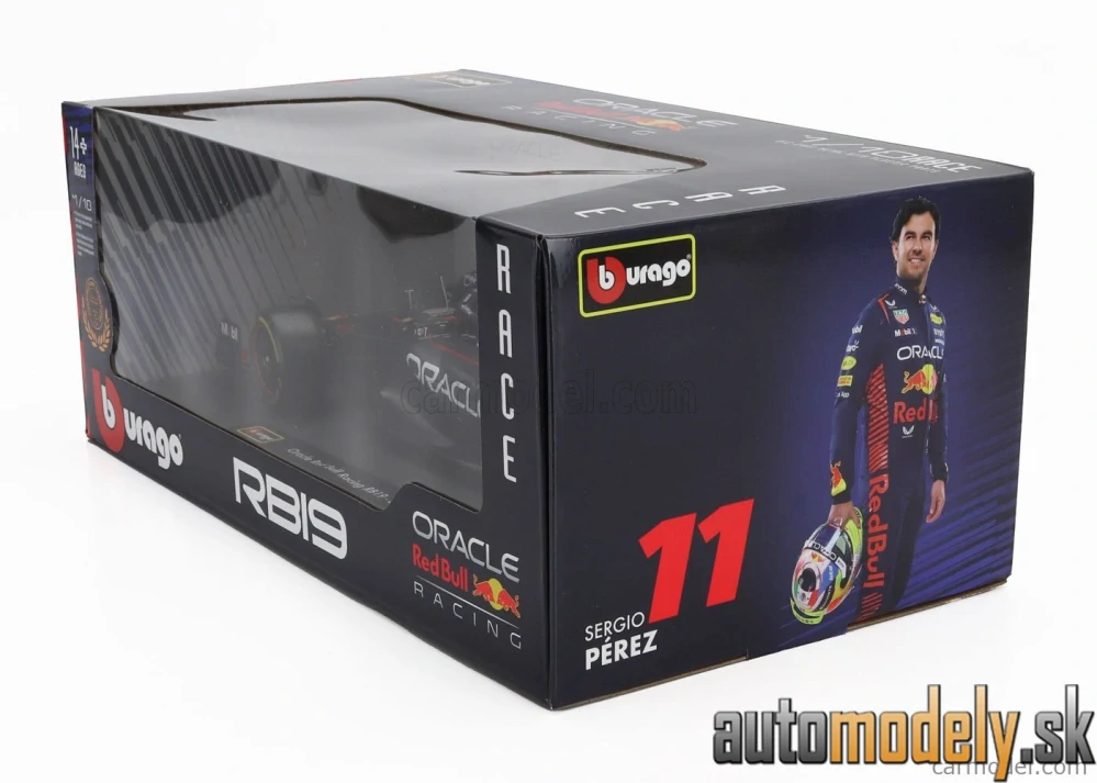 BURAGO - RED BULL - F1 RB19 TEAM ORACLE RED BULL RACING N 11 SEASON 2023 SERGIO PEREZ - 1:18