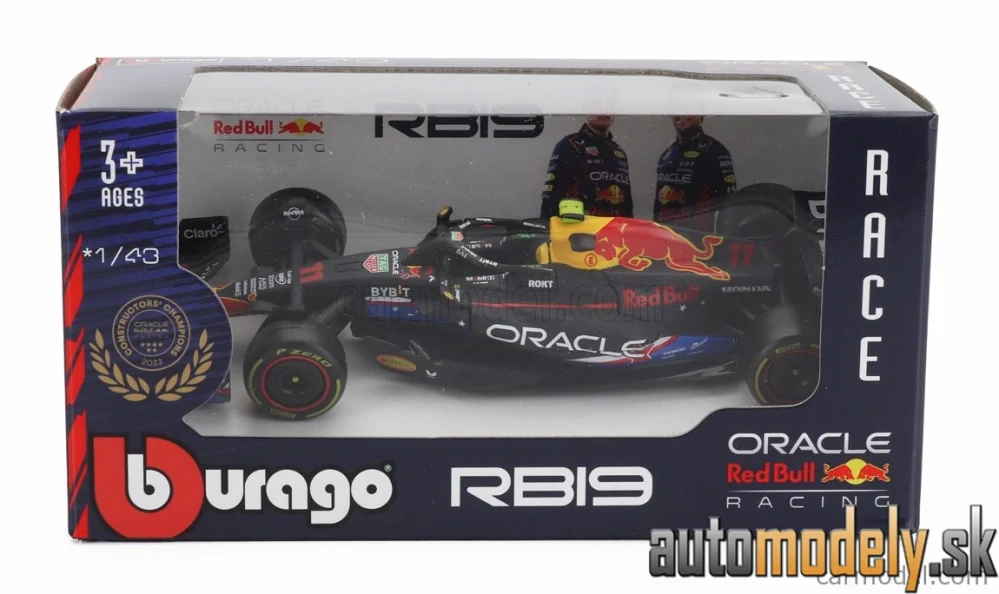 BURAGO - RED BULL - F1 RB19 TEAM ORACLE RED BULL RACING N 11 4th AUSTIN USA GP 2023 SERGIO PEREZ - 1:43