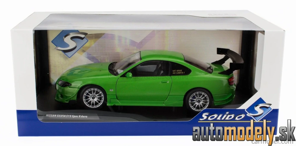 SOLIDO - NISSAN SILVIA (S15) COUPE SPEC-R AERO 1999 - 1:18