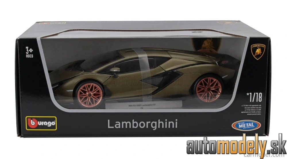 Bburago - Lamborghini SIAN FKP 37 HYBRID 2020 - 1:18