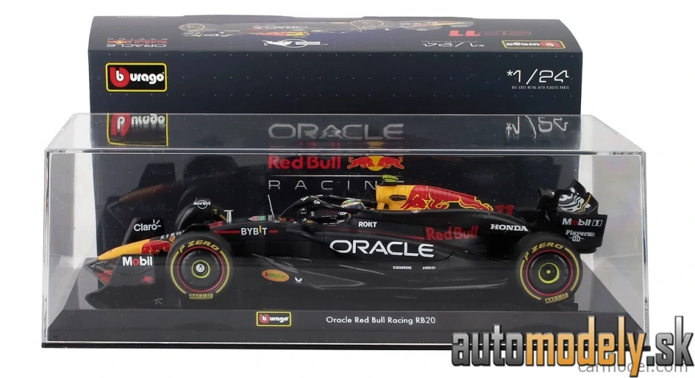 Bburago - RED BULL - F1 RB20 TEAM ORACLE RED BULL RACING N 11 SEASON 2024 SERGIO PEREZ - 1:24