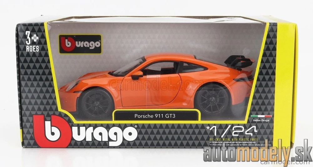 Burago - PORSCHE - 911 992 GT3 COUPE 2021 - 1:24