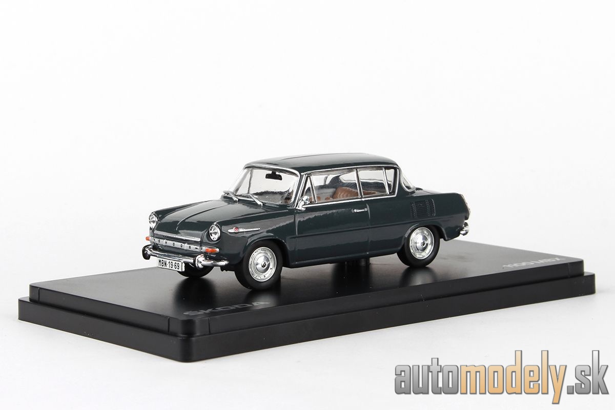 Abrex - Škoda 1100MBX (1969) šedá tmavá - 1:43