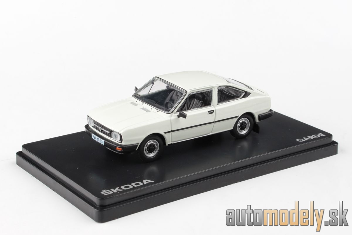 Abrex - Škoda Garde (1982) biela ľadová - 1:43